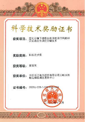 科学手艺奖励证书壹等奖